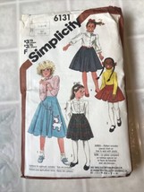 Simplicity 6131 Size 7 8 10 Poodle Skirt in 3 Lengths with or without yoke - $13.97