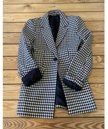 Paris Atelier &amp; Other stories Women’s 1 Button Blazer jacket 2 Black Whi... - £38.17 GBP