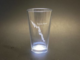Toddy Pond Maine - Lake Life Gift- Laser engraved pint glass - $11.99