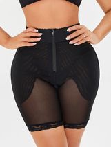 Full Size High-Waisted Lace Trim Shaping Shorts - £21.34 GBP