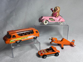 Vtg 1970&#39;s Corgi Toys Miss Piggy Wonder Woman Mini Bus G-ATK2 Plane Gr. Britain - $29.95
