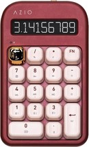 Azio Izo Wireless Mechanical Calculator &amp; Number Pad (Red/Gold) -, In106 - $51.74