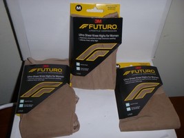 (3 pair)  Futuro 3M Ultra Sheer Knee Highs for Women Compression Level M... - $14.99