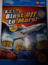 Lego City National Geographic Kids 3 2 1 Bast Off To Mars Pamphlet  - £2.35 GBP