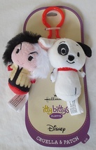 Hallmark Itty Bittys Clippys Disney Cruella &amp; Patch Plush Clippy - £10.16 GBP