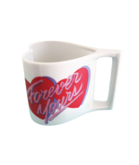 Valentines Gift Avon Heart Shaped Ceramic Coffee Mug Red Romantic Tea Cu... - $25.40 CAD