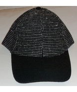 NWT WOMENS JOE BOXER SPARKLY BLACK &amp; WHITE TWEED NOVELTY GOLF / BASEBALL... - $25.50 CAD