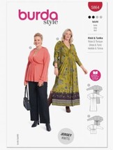 Burda 5864 Dress & Tunic Misses Sewing Pattern Sizes 18 - 28 Skill: Easy - $9.88