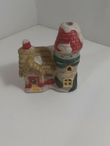 ceramic 4 inch candle lit house Christmas village - £4.67 GBP