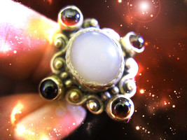 Haunted Ring Master Mastery Of Light Eliminate Shield Against Evil Ooak Magick - $2,711.33