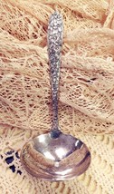 National Silver Co 1930&#39;s Narcissus Gravy Ladle - £15.62 GBP