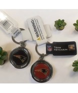 NFL New England Patriots Spinning Logo Key Ring Keychain Forever Collect... - €6,42 EUR