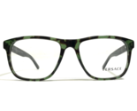 Versace Eyeglasses Frames MOD.3162 993 Black Green Tortoise Square 54-17... - $111.98