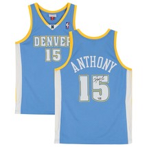 Carmelo Anthony Signed Denver Nuggets 2003/04 M&amp;N Swingman Jersey Fanatics - £542.76 GBP