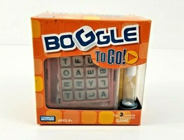 BOGGLE TO GO Portable Game Travel Game Hasbro Parker Brothers 2005 NEW S... - $14.69