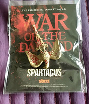 Spartacus War Of The Damned Exclusive Pin Sdcc 2012 Comic Con Starz Rare New - £54.93 GBP