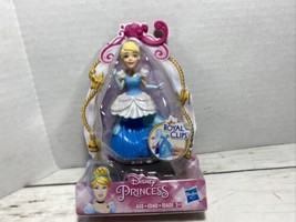 Cinderella Royal Clips 3" Doll With Clip On Dress Disney Princess - $14.84