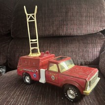 Nylint Fire Emergency Response Team Vintage Metal Red Truck Broken Ladder - $18.70