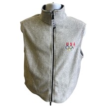  Vintage USA Olympics Fleece Vest – Made in USA – XL - $788.28 MXN