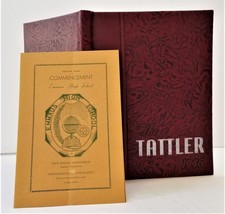 1946 antique EMMAUS HIGH SCHOOL YEARBOOK pa TATTLER with commencement pr... - £53.36 GBP