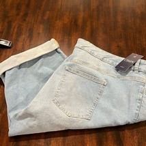 NWT Chaps Knee Length Cuffed Bermuda Jean Shorts Plus Size 22W - $29.40