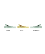 HERO&#39;S PRIDE LAPD STYLE TIE BAR IN SILVER, SATIN SILVER, AND GOLD COLORS - €6,41 EUR