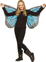 Fun World Soft Butterfly Wings Blue for Halloween, School Acting, Costume Party, - £34.19 GBP