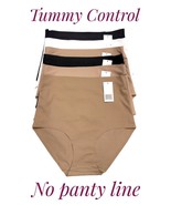 Lady Invisible No Show Laser Cut Tummy Control High Waist Brief Panty Un... - $22.81