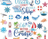 Cruise Door Decorations Magnetic, 27PCS Large Nautical Cruise Magnets fo... - $19.44