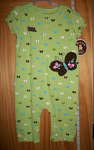 Carter Baby Clothes 6M-9M Newborn Jumpsuit Creeper Butterfly Playsuit Bodysuit - £11.25 GBP