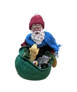 Clothitique Possible Dreams2000/2001 Santa &quot;Fuzzy Friends&quot; 7.5&quot; Figurine... - $28.05