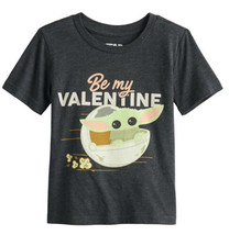 Baby Star Wars Jumping Beans S/S Baby Yoda Valentine&#39;s Tee Shirt Sz 9 Mo... - $12.86