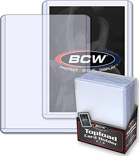 (1000) BCW Clear Trading Card Topload Holders - #BCW-TLCH-N