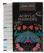 Master&#39;s Touch Brush Tip Acrylic Markers - 24 Piece Set - €50,72 EUR
