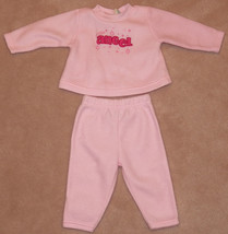Angel Girls Baby Infant 2 Piece Outfit Top Pants Sweatshirt Size 0-6 Mon... - $9.85