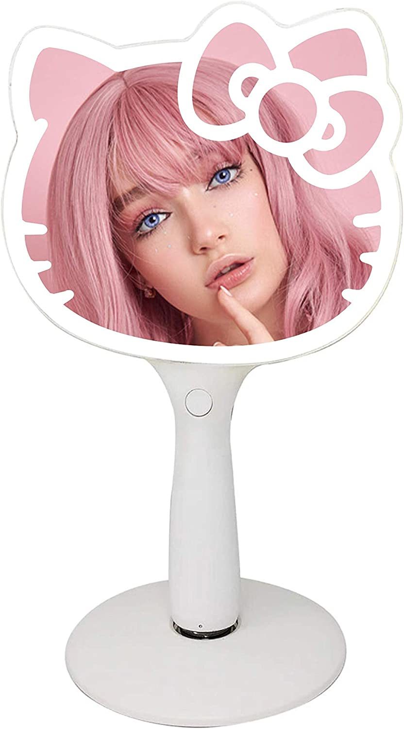 Impressions Vanity Hello Kitty Led Handheld Mirror, Makeup Vanity Mirror With - $64.98