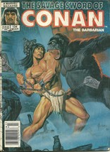 Savage Sword of Conan the Barbarian 134 Marvel Comic Book Magazine Mar 1987 - £1.59 GBP