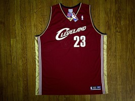 Authentic Reebok Cleveland Cavaliers LeBron James-Burgundy/White Road Je... - $149.99