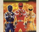 Mighty Morphin Power Rangers Dino Thunder Trading Card #PR-32 Red Blue Y... - $1.97
