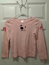 Vintage Gymboree Tres Chic Pink Poodle Long Sleeve Shirt Size 7 Appliqué... - £6.74 GBP