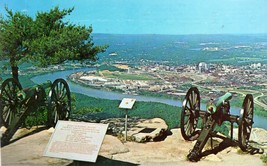 Garrity's Alabama Battery Lookout Mountain TN  (vintage 1970s) postcard - $4.00