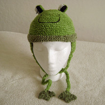 Frog Hat with Ties - Animal Hats - £14.51 GBP