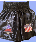 Mike Tyson Autograph Signed Boxing USA Shorts COA Fiterman Sport certifi... - $752.23 CAD