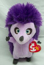 Ty Blue Sky Ferdinand Purple Una Hedgehog 7&quot; Stuffed Animal New - £13.03 GBP
