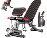 Adjustable Weight Bench - Utility Weight Benches For Full Body Workout, ... - £205.37 GBP