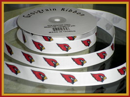 Arizona Cardinals Inspired Grosgrain Ribbon - £7.82 GBP