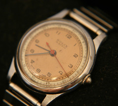 Ladies&#39;  vintage 1940&#39;s Swiss Solix 15J Crawford Watch Company wristwatch - $50.00