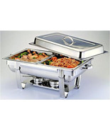 1/2 Size CHAFER PAN 4 PACK CATERING HOTEL CHAFING DISH HALF PANS - $1,432.53 MXN
