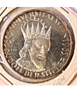 Austria Silver 50 Schilling 1963 Proof Wien University King Rudolf der S... - £39.92 GBP