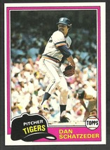 Detroit Tigers Dan Schatzeder 1981 Topps Baseball Card # 417 ex/nm - £0.40 GBP